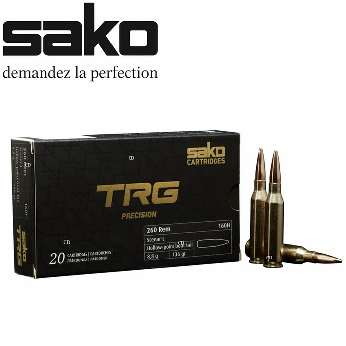 Balles Sako TRG Précision HPBT 6.5 PRC 136 Grains Par 20