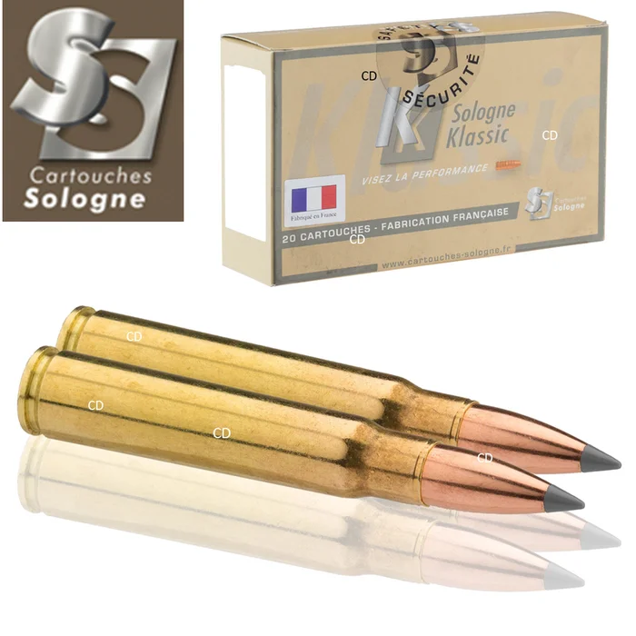 BALLES SOLOGNE KLASSIC 8×57 JRS 200 GRAINS PAR 20