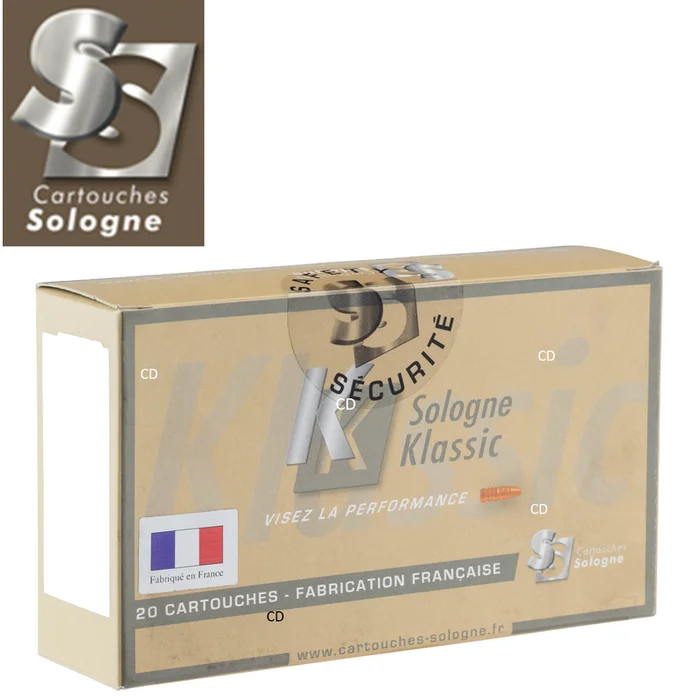 BALLES SOLOGNE KLASSIC 8X68 S 200 GRAINS PAR 20