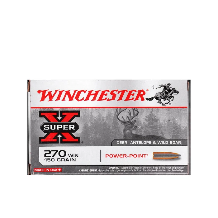 BALLES WINCHESTER SUPER X POWER POINT 9.3X74R 286 Grains PAR 20