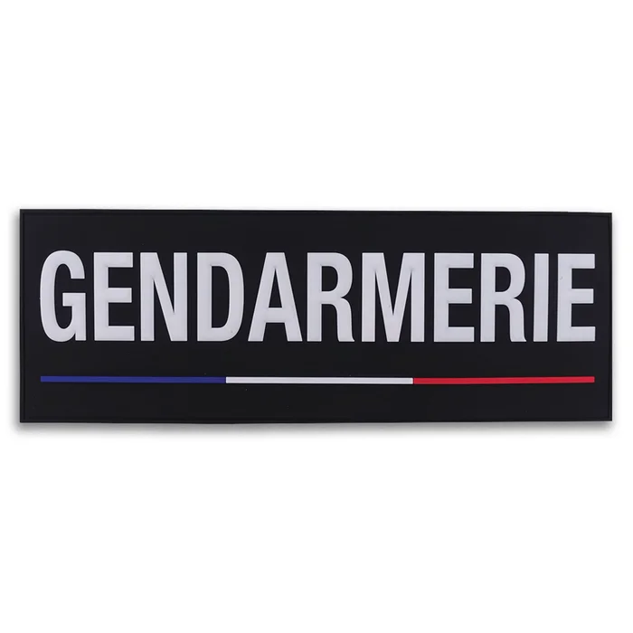 Bandeau d&rsquo;identification souple – Dos 30X10 – Gendarmerie