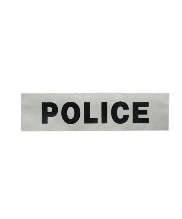 BANDEAUX REFLECHISSANTS POLICE DOS