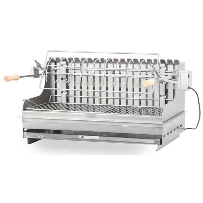 Barbecue Charbon Le Marquier Irissarry Inox 78x32cm