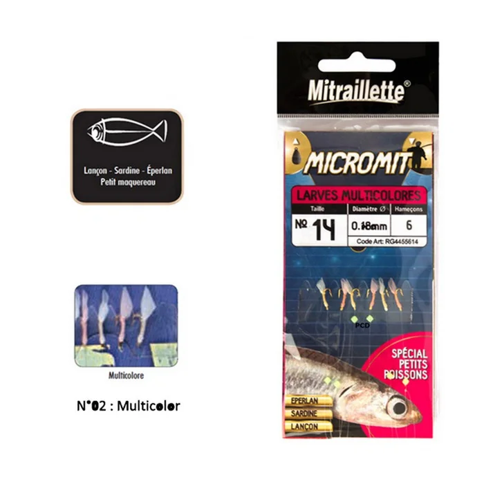 Bas De Ligne Ragot Micromit Larves 6H16 – 0.24MM