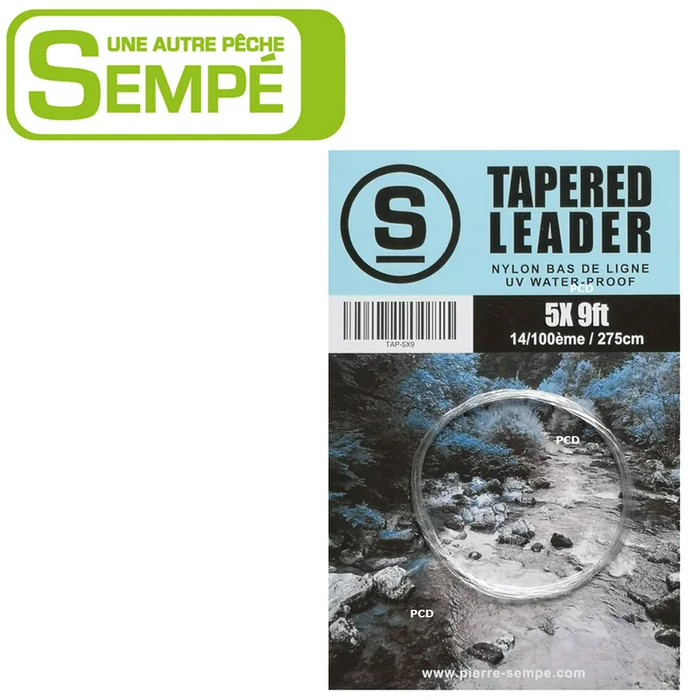 BAS DE LIGNE SEMPE TAPERED LEADER 5X 9FT