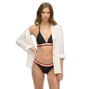 Bas de maillot de bain rayé femme