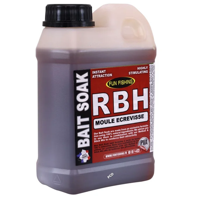 Base Liquide Fun Fishing Bait Soak Rbh 1L