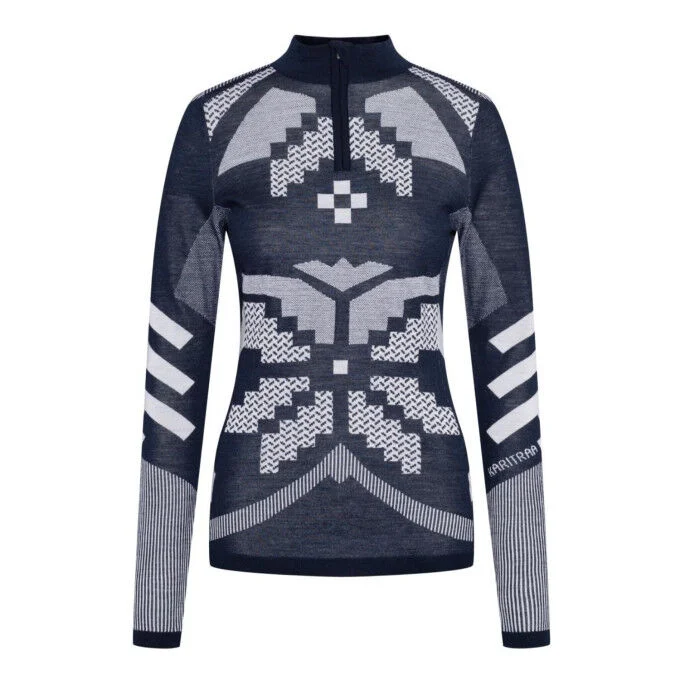 Baselayer femme a manches longues Faith HZ – Royal