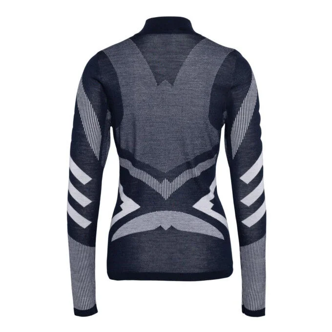 Baselayer femme a manches longues Faith HZ – Royal – Image 2