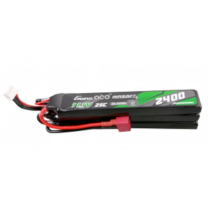 Batterie Genspow 11.1V 2400mAh 3 Sticks T-Dean – 25C Décharge – Puissance Fiable pour Equipements Outdoor