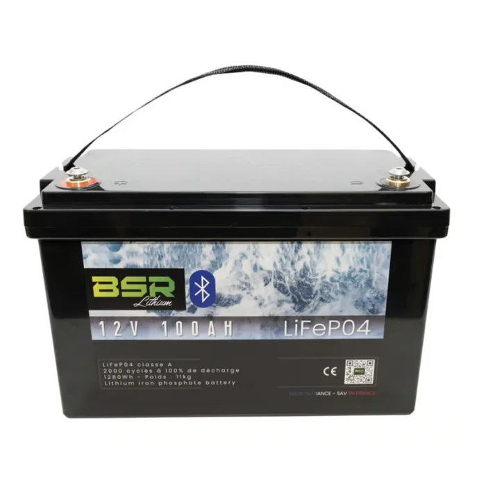 Batterie Lithium BSR Monobloc LifePo4 avec Chargeur