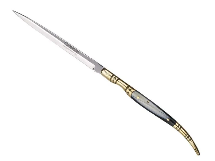 BEL 4689 COUTEAU STYLET CUDEMAN FACON CORNE 10CM