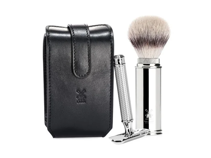 BEL RT3SR TROUSSE RASAGE DE VOYAGE MUHLE TRAVEL SECURITE NOIR