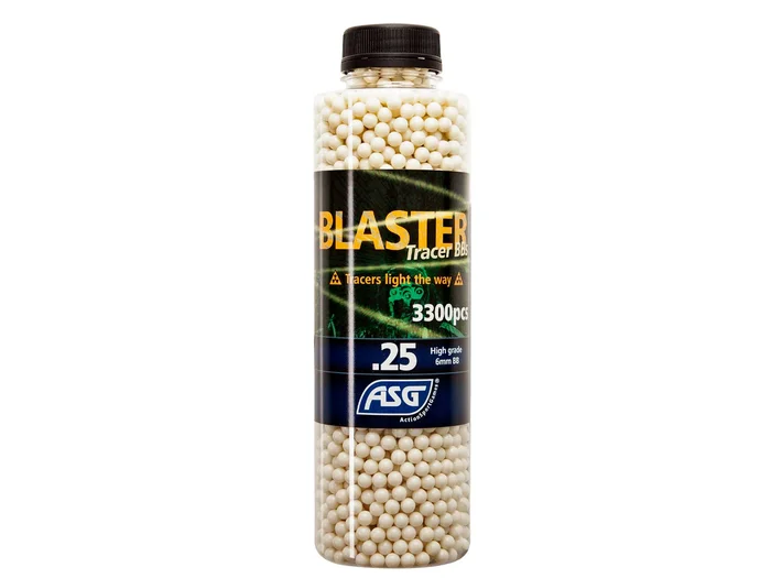 BILLES 0.25G BLASTER TRACANTES VERTES EN BOUTEILLE DE 3300