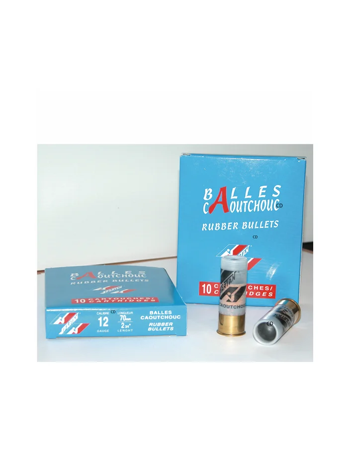 BILLES EN CAOUTCHOUC SPARTAN POUR REVOLVER SAFEGOM COMPACT