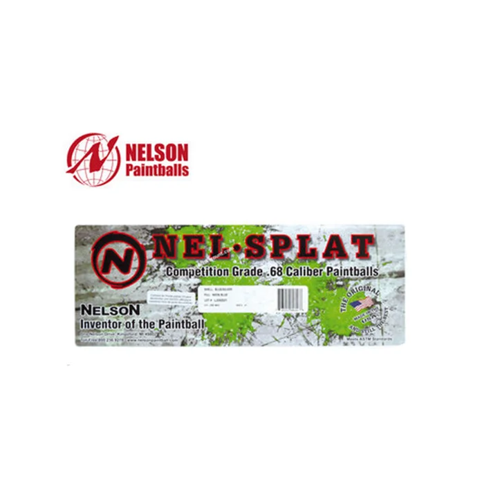 BILLES NELSPLAT VERT NELSON PAINTBALL PAR 1000