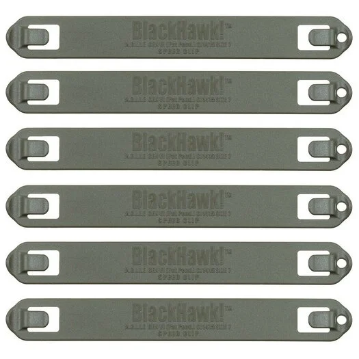 Blackhawk Speed ​​Clip 7 Molle, lot de 6, vert ranger