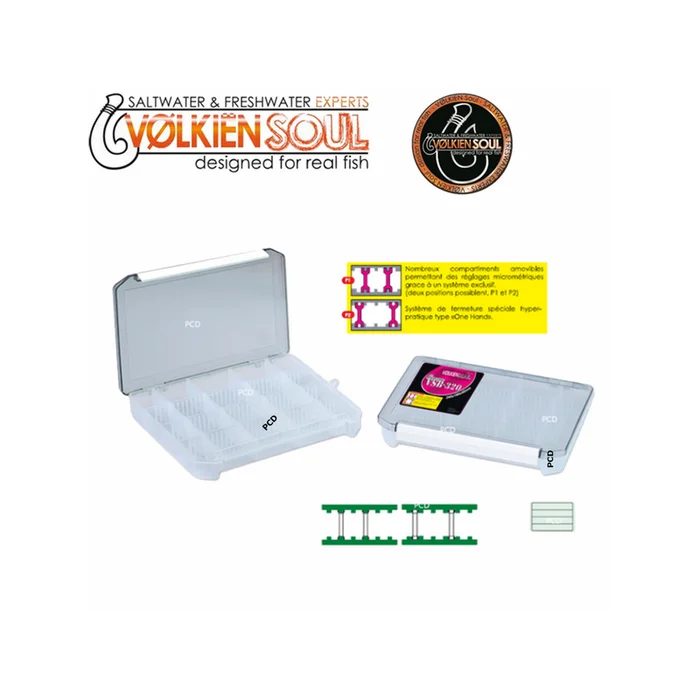 BOITE 15 COMPARTIMENTS VOLKIEN SOUL VSB-310