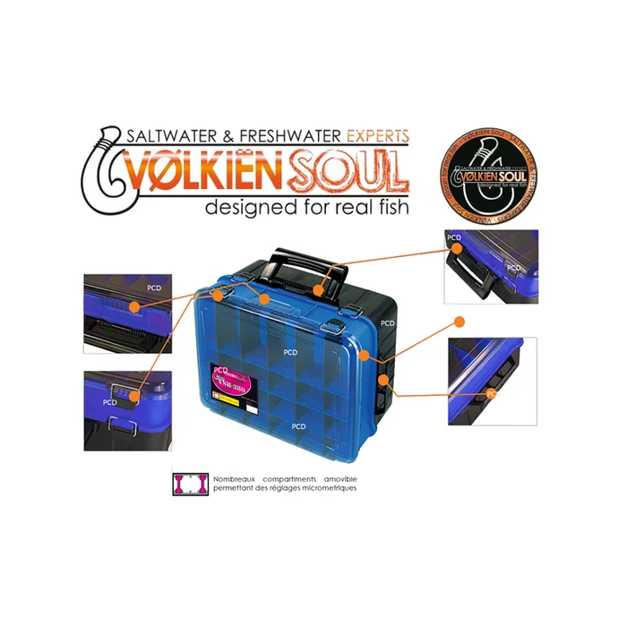 BOITE A LEURRES REVERSIBLE GM VOLKIEN SOUL VSB-380