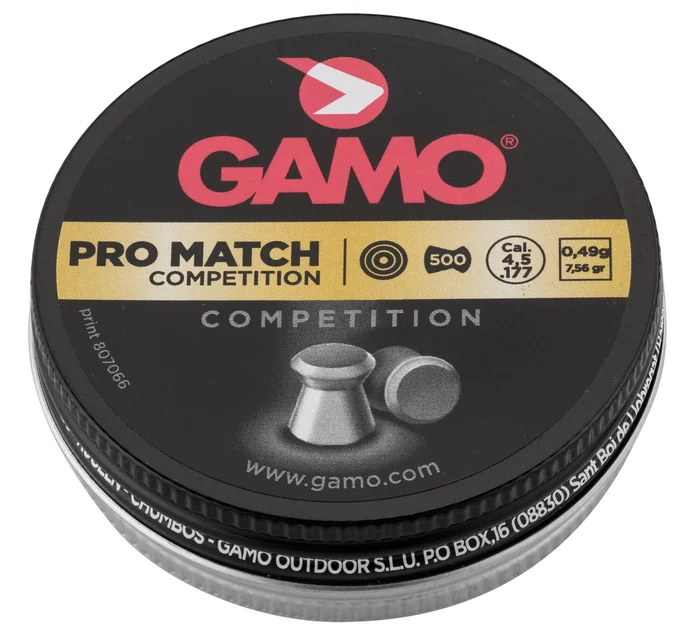 Boîte de 500 plombs Pro Match Competition cal 4.5 GAMO
