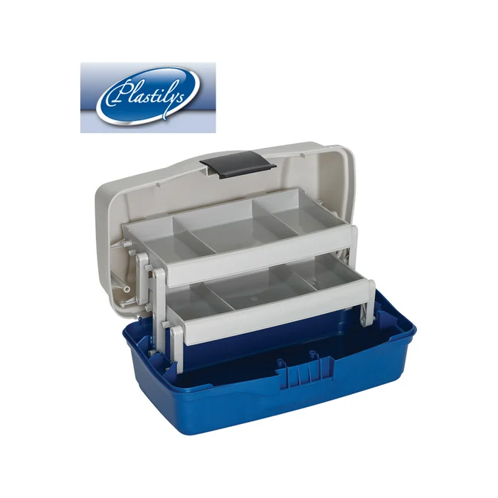 BOITE DE PECHE PLASTILYS 2 PLATEAUX PIVOTANTS