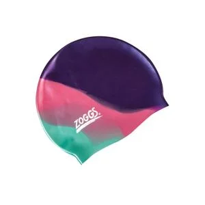 Bonnet de bain en silicone multicolore enfant