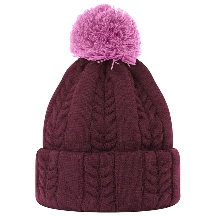 Bonnet Footjoy Cable Knit Bobble Frog Pink