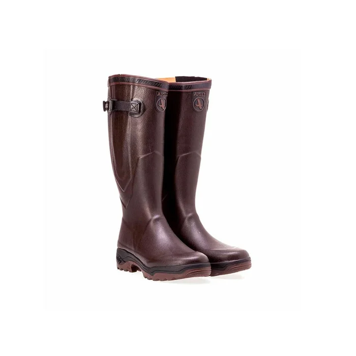 Bottes Aigle Parcours 2 Vario Brun – Confort Thermique – Semelle Antidérapante – Adaptées à Tous Terrains