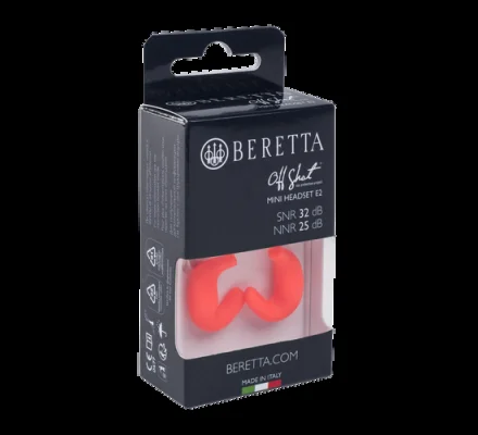 Bouchons d oreilles Mini Headset E2 orange BERETTA – Image 2
