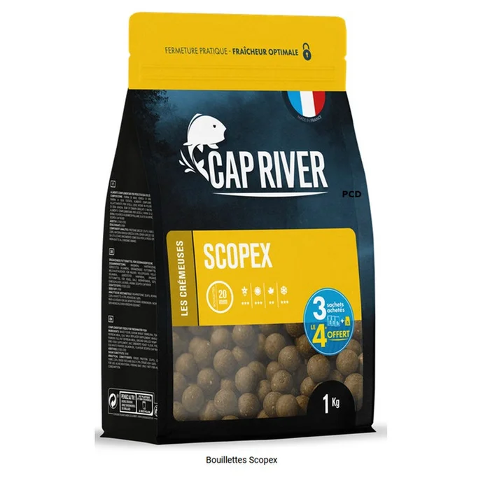 Bouillettes Amorçage Cap River Scopex 2KG500