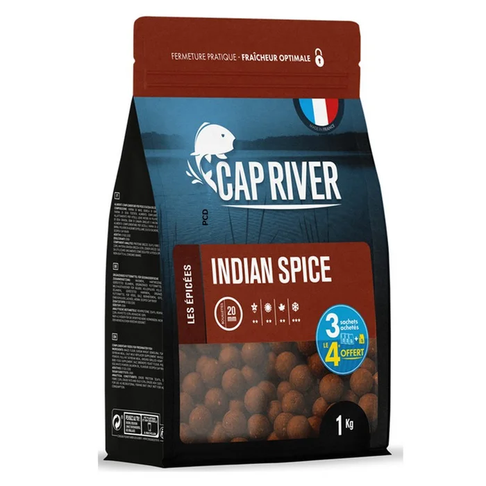 Bouillettes Cap River Indian Spice 5Kg