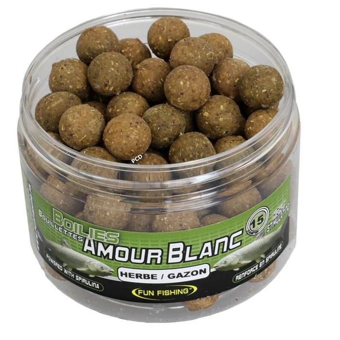 Bouillettes Flottantes Fun Fishing 250G Maïs /Chenevis Amour Blanc