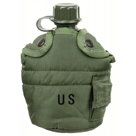 Bouteille MFH US Field 1QT / 950ml avec sac doublé Unicor LC-2 vert olive, sans BPA