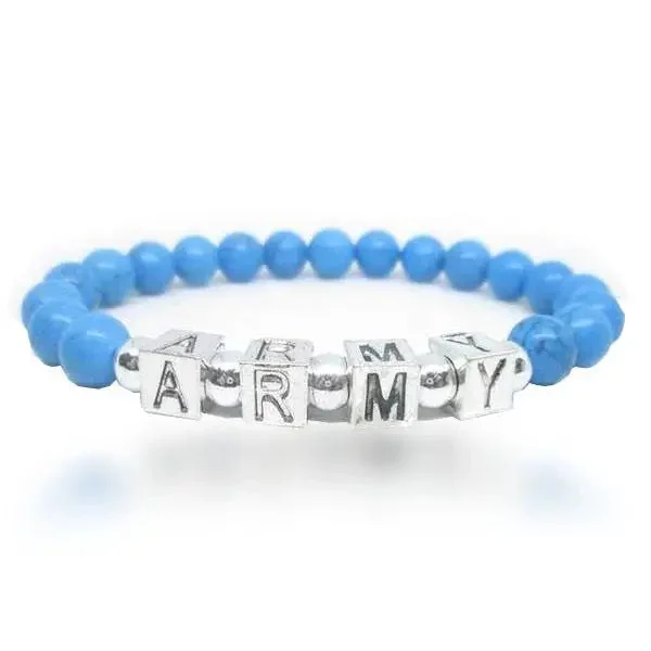 BRACELET MILITAIRE – PERLE NATURELLE