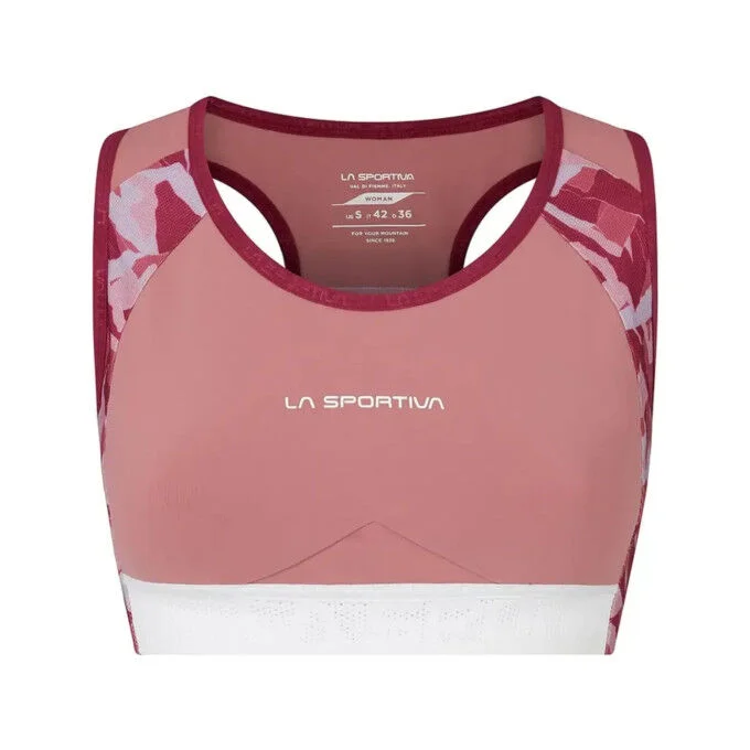 Brassiere de trail running femme La Sportiva Hover – Blush/Red Plum