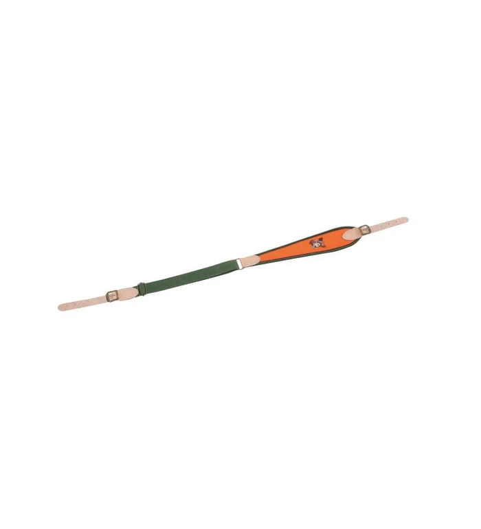 Bretelle carabine fluo broderie sanglier