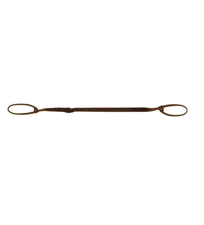Bretelle en cuir pleine fleur double lasso – Country Sellerie