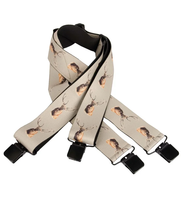 Bretelles elastiques motif cerf Somlys