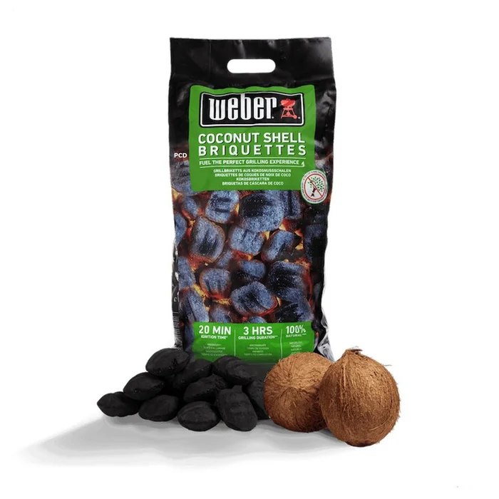 Briquettes Coques De Noix De Coco Weber 8Kg
