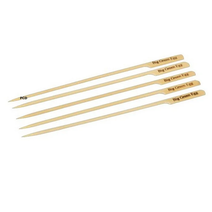 Brochettes En Bambou Pour Kamado Big Green Egg25cm Par 25