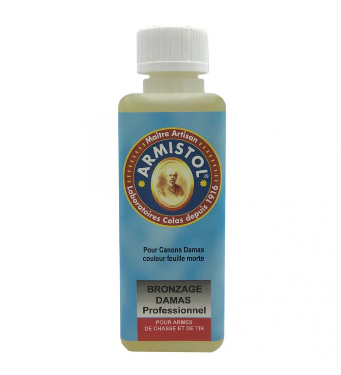 Bronzage Armistol 120ml pour acier Damas
