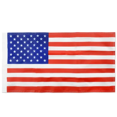 C&H Lures -Drapeau, États-Unis, 17,5 po x 9 po / 44,5 cm x 22,9 cm