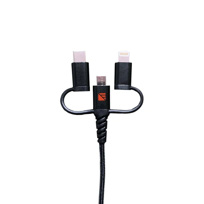 Cable renforcé Tridyn 3 en 1 – 91cm
