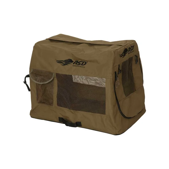 Caisse de transport pliante pour chien de chasse