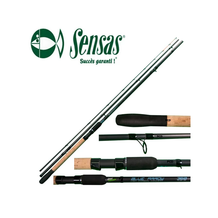 CANNE FEEDER SENSAS BLUE ARROW 12 PIEDS M-H