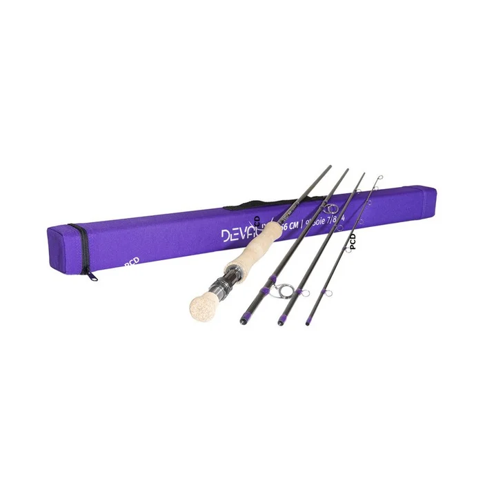 Canne Mouche Devaux T56CM 9 Pieds Soie 7 /8 4 Brins