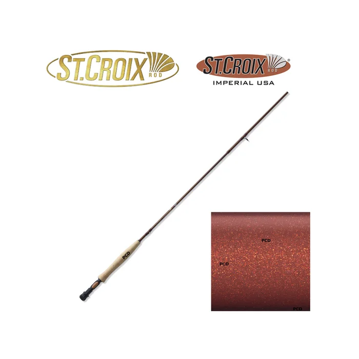 CANNE MOUCHE ST CROIX IMPERIAL USA 9 PIEDS SOIE 6 4 BRINS