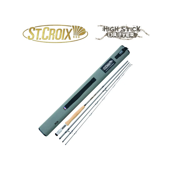 CANNE MOUCHE ST CROIX LEGEND HIGH STICK DRIFTER 10 PIEDS SOIE 5 4 BRINS