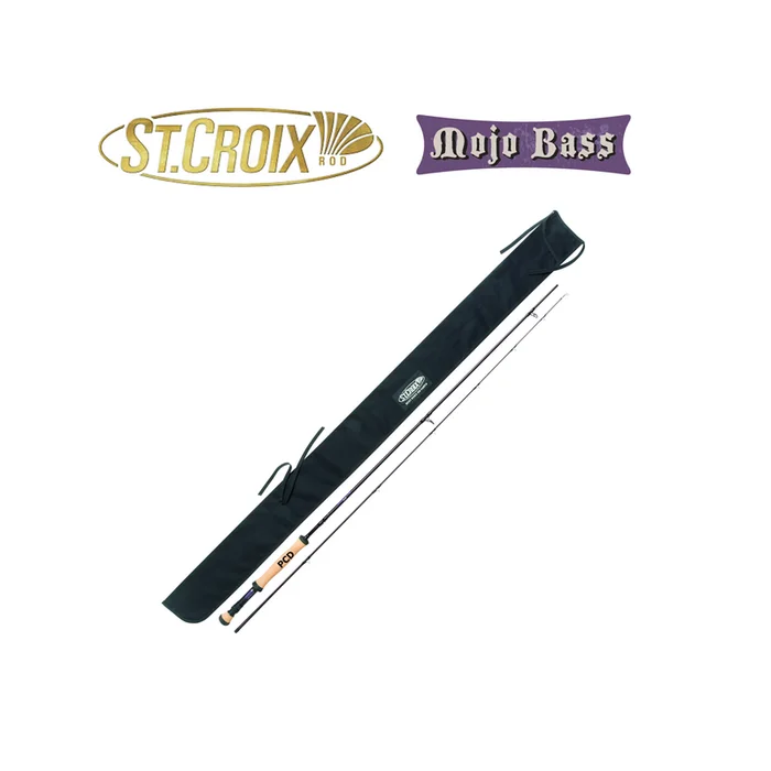 CANNE MOUCHE ST CROIX MOJO BASS FLY 7 PIEDS 11 SOIE 8 – 2 BRINS