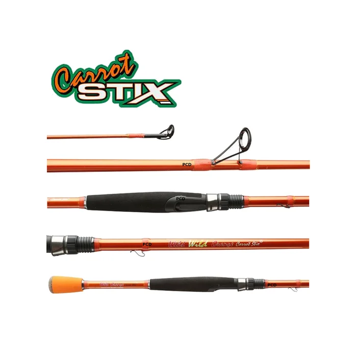 CANNE SPINNING CARROT STIX WILD WILD ORANGE 2M01 MEDIUM 2 BRINS